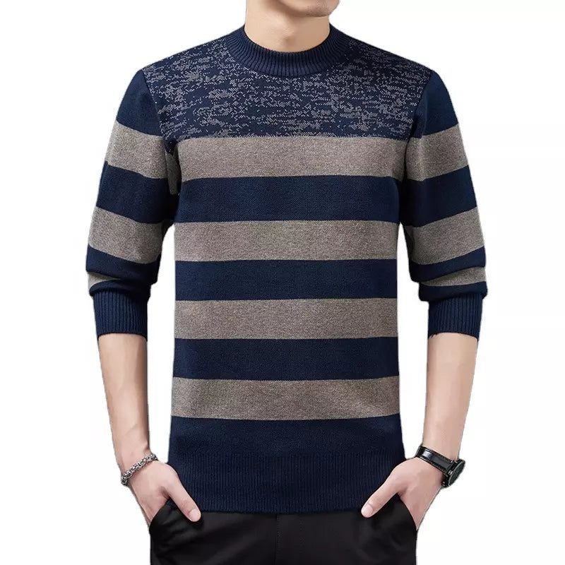 T-shirt Long Sleeve Casual Striped Thin Sweater | Fenif Llc