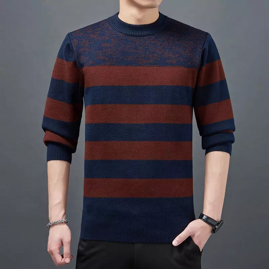 T-shirt Long Sleeve Casual Striped Thin Sweater | Fenif Llc