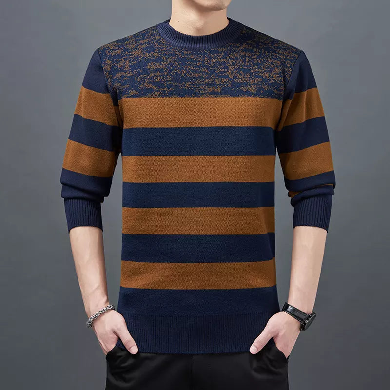 T-shirt Long Sleeve Casual Striped Thin Sweater | Fenif Llc