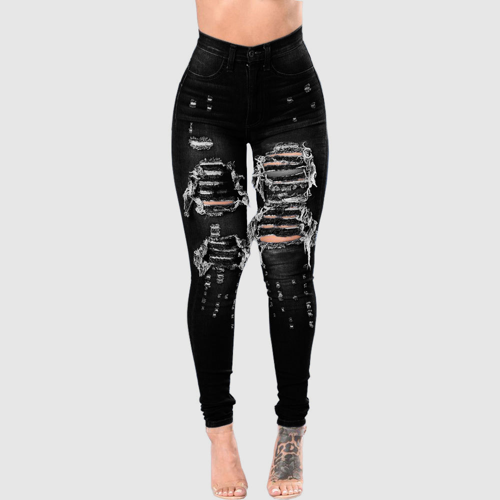 Women Pants Stretch Denim Jeans High Waist Slim Fit | Fenif Llc